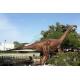 Supermarket Realistic Animatronic Sauroposeidon Dinosaur Statue With The Action