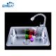 Press Kitchen Sink SUS304 Stainless Steel Kitchen Sink Single Bowl Kitchen Sinks With Faucet
