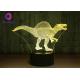 RGB 3D Dinosaur Night Light Touch Screen Spinosaurus Thanksgiving Gifts