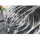 10m SS Razor Blade Barbed Wire Water Resistant Hot Dipped Galvanized