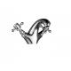 Contemporary Basin Mixer Taps in Polished Finish For Bathroom T8032W