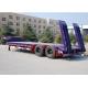 CIMC 80 T lowboy trailer transport engine low bed trailer for heavy duty semi trailers transportation