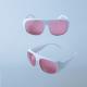 Pink Fashion Laser Tattoo Removal Glasses For Alexandrite 755nm 808nm Diodes