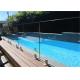 Free Design Frameless Glass Pool Fencing , Clear Swimming Pool Glass Fence