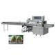 Carbon Steel Fruit Vegetable Packing Machine / Lettuce Corn Eggplant Rotary Flow Pack Wrapper
