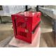 Red 40 Aluminum Dog Cages Collapsible Travel Dog Kennel Crate Folding Dog Box