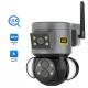 Outdoor Indoor CCTV Security Camera Panoramic With 4MP Floodlight