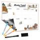 Soft Whiteboard Magnetic Calendar Planner A4 A3 Dry Erase Weekly Planner