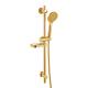 Modern Brass Slide Rail Shower Set Polished Chrome Finish - SLIDE RAIL SET SH904A