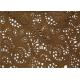 0.45 Mm Perforated Leather Fabric , Brown Suede Perforated Leather Material