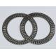 Axial trust flat needle roller bearing and cage assemblies AXK1226TN and 2AS