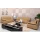 Genuine Leather Sectional Sleeper Sofa For Small House / Living Room Home Furniture