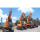 DH130 DX130 Second Hand Excavator Digger With Dozer Wheel Crawler Machine