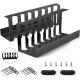 Office Home Space Saving Cable Management Tray with Hook Type Installation and Cable Clamps