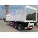 Load Capacity 30 T 40 T Fenced Flatbed Semi Trailer , 2 axle Truck Length 10 m