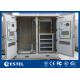Weatherproof Network Base Station Cabinet , Large Outdoor Electrical Cabinet