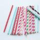Convenient Lightweight Paper Party Straws  Earth Friendly FDA Approved