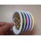 4 Channels Present Wrapping Ribbon 10mm 5m For Mixed Color Products Packing