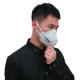 Folding Gray N95 Face Mask Active Carbon , Non Woven Surgical Dust Mask