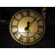 analog wall clocks with night lights illumination backlit and Westminster chime