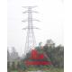 220KV transmission line SZ2 double circuit drum type suspension tower