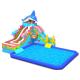 Kids Inflatable Water Park With Shark Slide & square water pool