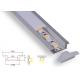 Surface Mounted / Recessed Led Aluminum Profile Anodized 1m 2m Pc Milky Cover