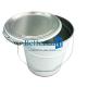 White 5L Paint Bucket 5 Gallon Metal Tin Pail With Lock Ring