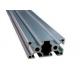 Polished Aluminum Extrusion Profile For Curtain Wall Natural Color