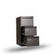 Black White Waterproof  Sturdy 3 Layers Lateral File Cabinet