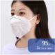 Breathable KN95 Civil Mask / white KN95 Medical Mask 10.5*15.8cm