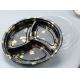 Clear Lid 3 Compartment Round Sushi Tray Disposable With Printing