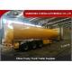 50000 L Fuel Tanker Semi Trailer With 5 Cabin For Fuel , Petrol Tanker Trailers