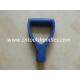cheap shovel plastic D handle grip, high quality PP plastic, blue red colors