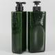 Blackish Green Cuboid 550ml Eco Shampoo Bottles