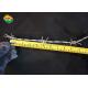 HUILONG Arame Farpado Galvanized Razor Barbed Wire , Normal Twist Barb Wire Roll