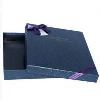Cardboard Box With Bow Tie , Box Packaging For Textile T-shirt