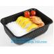 takeaway food container disposable plastic lunch bento box,square PLA plastic food container,fast food package essential