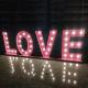 LED Big Marquee Letter Sign Aluminum Metal Marquee Letters UL