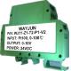WAYJUN 3000VDC isolation RTD PT100 temperature Signal Isolators(one in one out) Green DIN35 signal converter