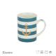Modern Style Bone China Coffee Mugs 11 OZ Decal Logo For Office / Home