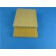 Mouldproof Yellow WPC Composite Decking / Eco friendly Composite Wood Decking