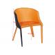 No Shaking 45.5cm 75cm Faux Leather Dining Room Chairs