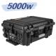 220V Outdoor Camping LiFePO4 5000W Large Capacity Portable Power Station with Wheels Trolley