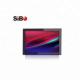 No Battery Indoor 10 Inch Customized Wall Mount Bracket Android POE Touch Panel Integrate LED Light Optional