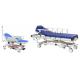 Stable Patient Transfer Trolley , Folding Stretcher Trolley With Two Hydraulic Pumps
