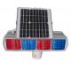 Easy Installation 18V 12W Solar burst light for road safety Aluminum