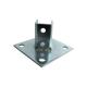 Standard Steel Channel Post Base Accessories C Channel  1-5/8