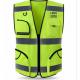 Green PPE Safety Workwear T Shirt Style Waterproof Outdoor Reflective Safety Vest