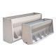 SUS 201 Stainless Steel Feed Trough For Weaning Pig Hog 6 Holes